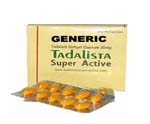 Super Active Cialis (tm)  20mg (90 Soft Gelatin Pills)